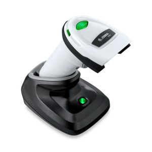 DS2278-SR Barcode Scanner USB Kit with Presentation Cradle - White